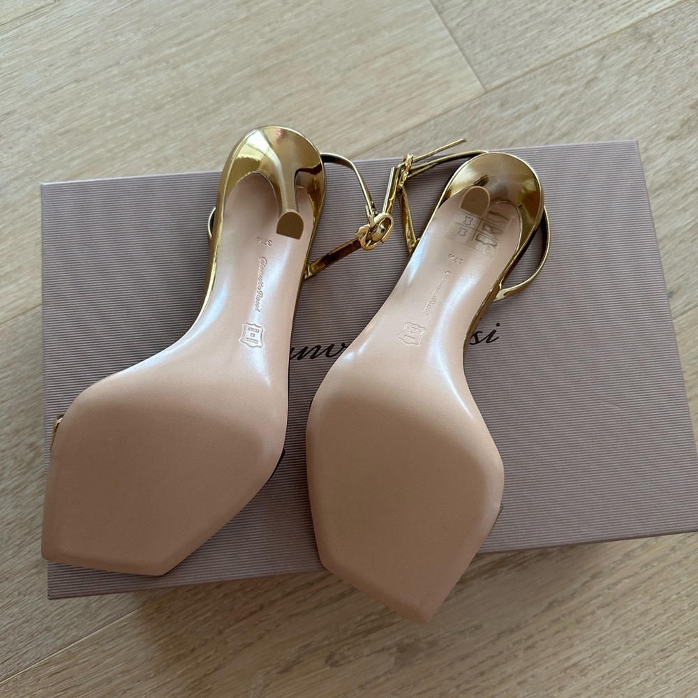 Kong Ribbon Stiletto Box in gold - Picture 4 of 6